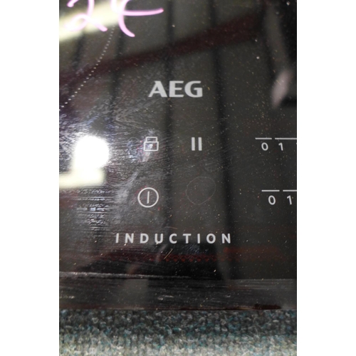 3018 - AEG 4 Zone Induction Hob H44xW590xD520model no  IKB64401FB , Original RRP £340.83inc VAT  (399-151) ... 