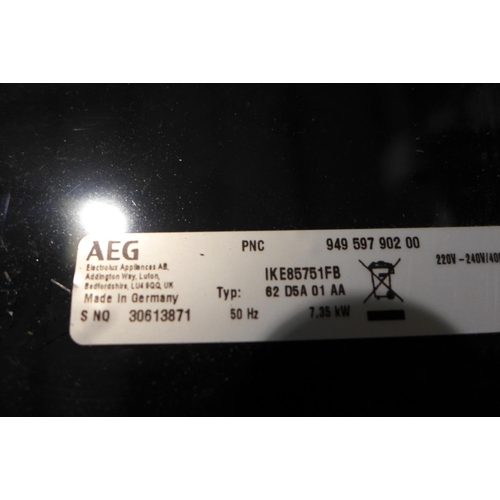 3019 - AEG 5 Zone Hob  - Model IKE85751FB - (399-214)  * This lot is subject to vat