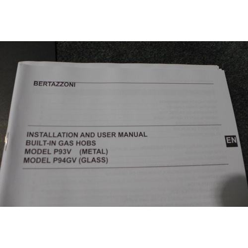 3021 - Bertazzoni 4 Zone gas hob - Model P680MAX4D  (399-218)   * This lot is subject to vat