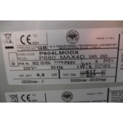 3021 - Bertazzoni 4 Zone gas hob - Model P680MAX4D  (399-218)   * This lot is subject to vat