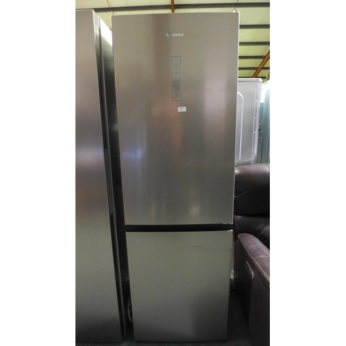 3043 - Hisense Fridge Freezer -  Stainless steel - Model No. Rb388N4Bc10Uk, original RRP £349.98 + vat (295... 