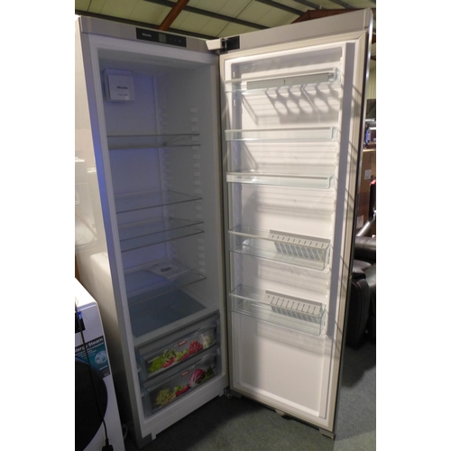 3044 - Miele Free Standing Tower Fridge - Stainless Steel - Model No. Ks 4383, original RRP £891.66 + vat (... 