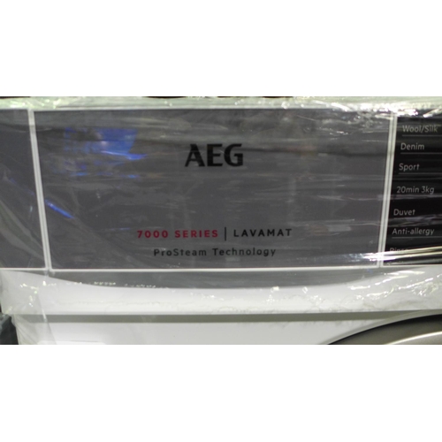 3094 - AEG Integrated Washing Machine (8kg)H819xW596xD540mm - model no  L7FC8432BI , Original RRP £607.50in... 