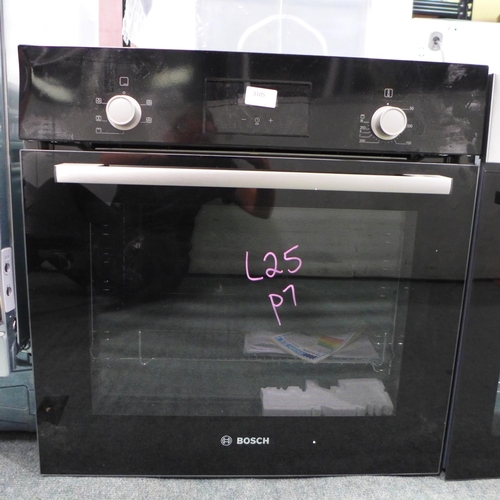 3105 - Bosch Serie 2 Single Oven H595xW594xD548mm - model no  HHF113BA0B , Original RRP £299.17inc VAT  (39... 