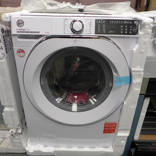 3108 - Hoover H-Wash 500 Freestanding Washing Machine (11kg) - Model HWB411AAMC - H850xW600xD650  , Origina... 