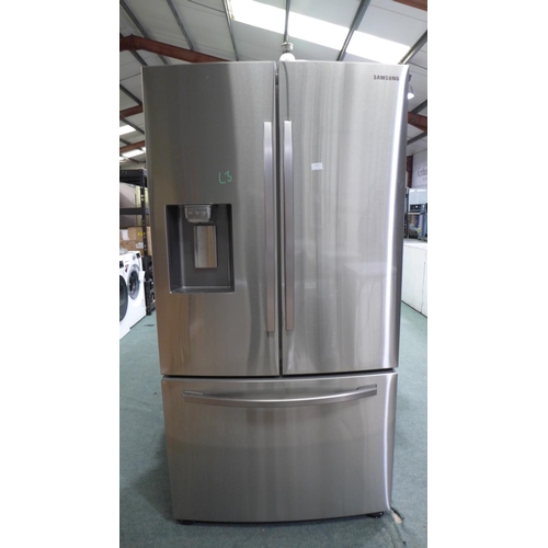 3111 - Samsung Side By Side Stainless Steel Fridge Freezer With Water Dispenser - Model No. Rf23R62E3Sr/Eu,... 