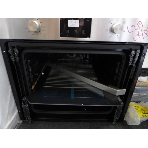 3116 - Matrix Single oven - Broken Door -  model number MS200SS  (399-219)   * This lot is subject to vat