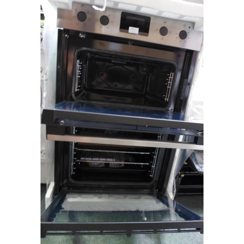 3117 - Zanussi Double Oven  - Broken Door - H589xW594xD568mm- model no  ZKHNL3X1 , Original RRP £349.17inc ... 