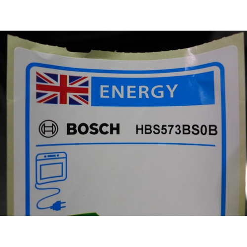 3123 - Bosch Serie 4 Pyrolytic Single Oven H595xW594xD548mm model no  HBS573BS0B , Original RRP £515.84inc ... 