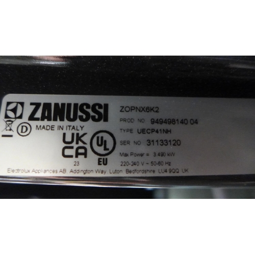 3129 - Zanussi Single Pyrolytic Oven H589xW594xD568mm model no  ZOPNX6K2 , Original RRP £349.17inc VAT  (39... 