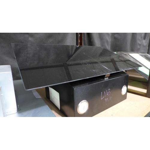 3142 - Faber Tweet Wall Mounted Black Cooker Hood   (399-163)  * This lot is subject to vat