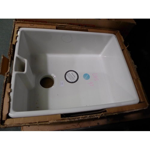 3151 - Polmorla Belfast Sink 1.0 White 466x600mm , Original RRP £207.50inc VAT  (399-43)  * This lot is sub... 