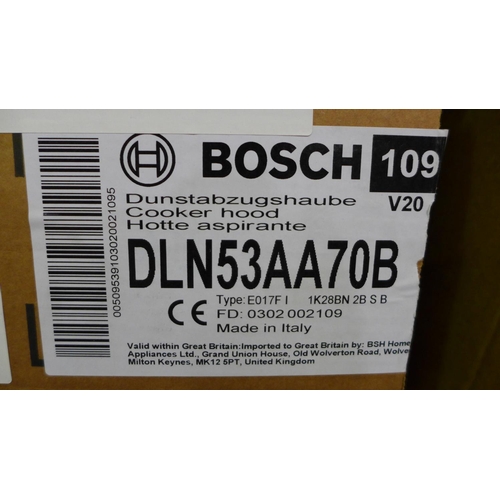 3155 - 4 Bosch Canopy Hoods H208xW534xD300mm All model no  DLN53AA70B , Original RRP £104.17inc VAT  each (... 