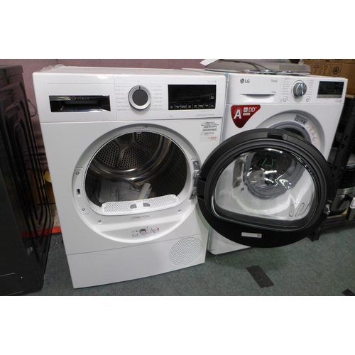 3163 - Bosch  9Kg Dry Tumble Dryer  - Model No. Wqg24509Gb, original RRP £508.33 + vat (295-1) *This lot is... 