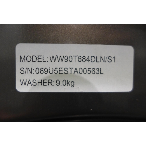 3164 - Samsung Washing Machine 9Kg Graphite - Model No. WW90T684DLN, original RRP £449.98 + vat (295-57) *T... 