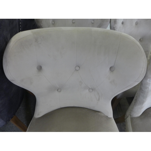 1327 - A set of four Arlo Taupe dining chairs*This lot is subject to VAT