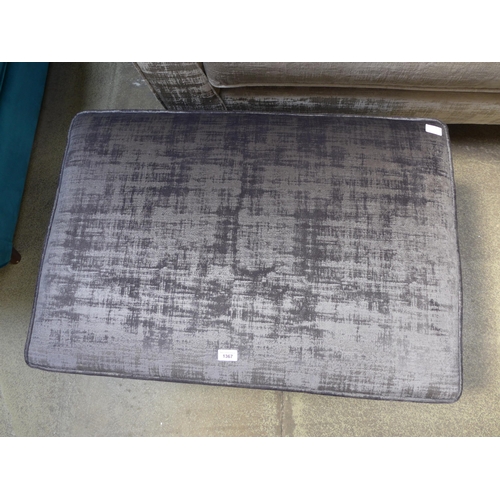 1367 - A Barker and Stonehouse 'Dolce' magnesium velvet footstool