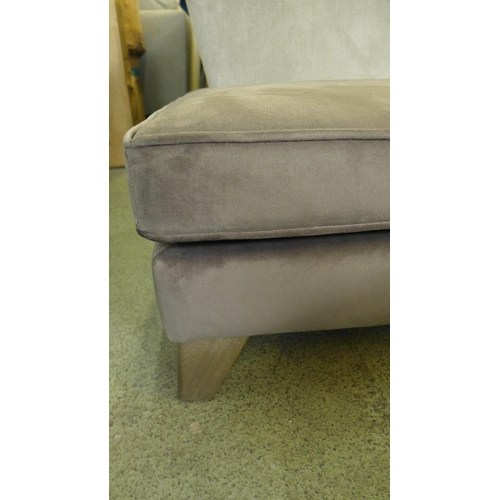 1383 - A Barker & Stonehouse mint velvet cushioned top footstool