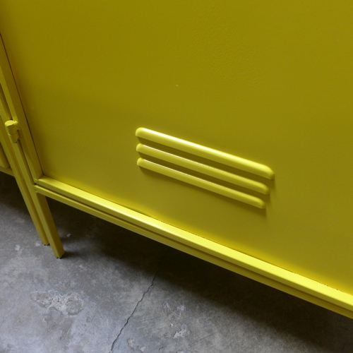 1407 - A yellow industrial style cabinet