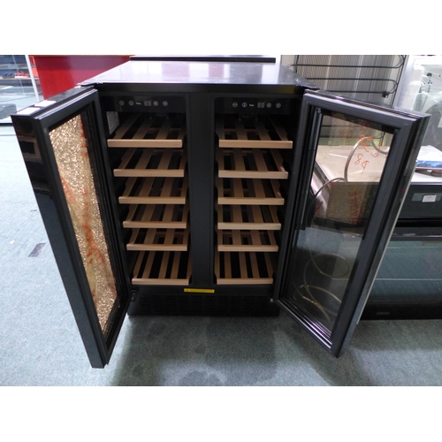 3294 - Viceroy 60cm Under Counter 2 Door Wine Cooler - ONE DOOR BROKEN - H870xW595xD568   -  Model No  WRWC... 