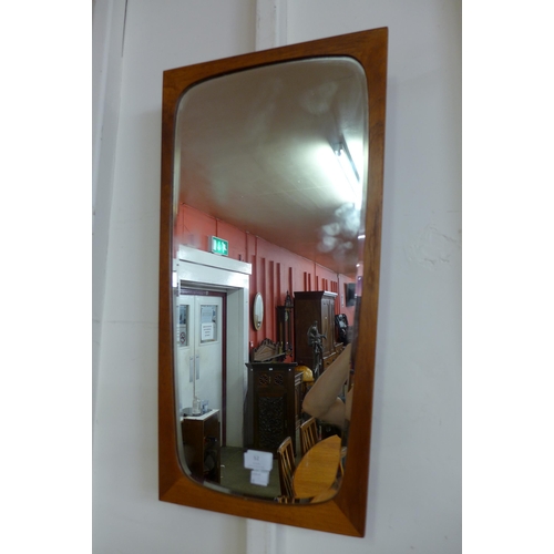 96 - A Danish teak framed mirror
