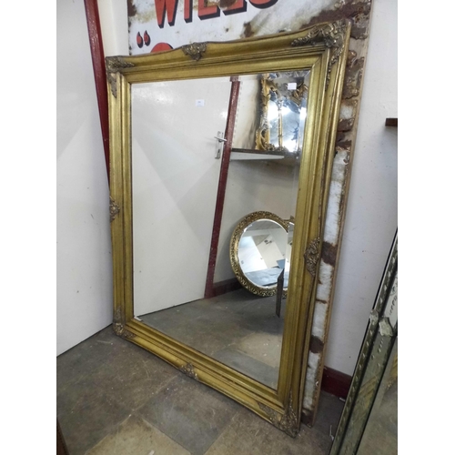 356 - A Victorian style gilt framed mirror