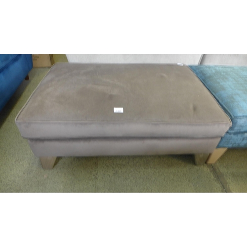 1587 - A Barker & Stonehouse mint velvet cushioned top footstool