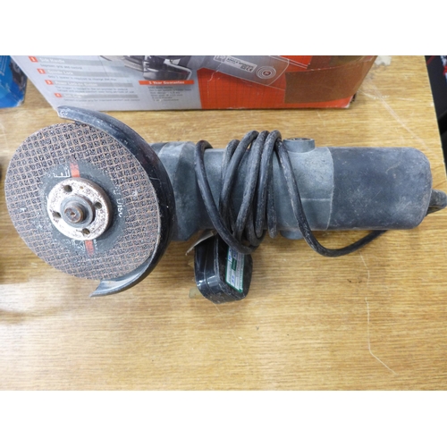 2058 - MacAllister angle grinder, boxed and a Pro Performance angle grinder