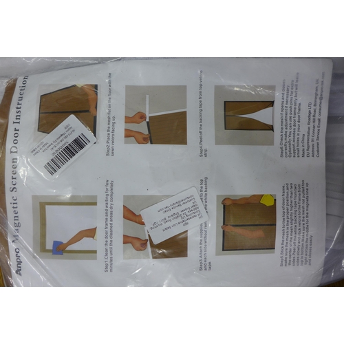 2077 - 3 magnetic screen door covers