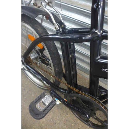 2209 - Electric aluminium folding bike - no battery - Police repossession