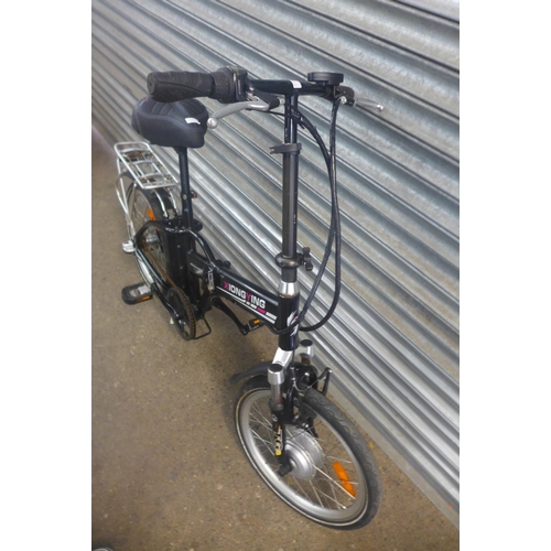 2209 - Electric aluminium folding bike - no battery - Police repossession