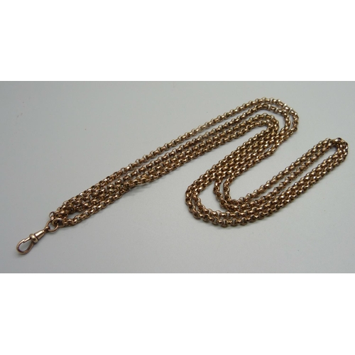 989 - A 9ct gold bracelet, 3.5g, 19.5cm approximate length