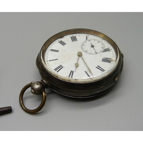 1000 - Two silver pocket watches