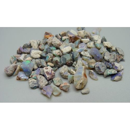 1004 - Assorted uncut opals