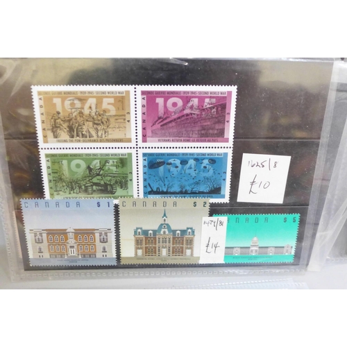642 - Stamps; better stamps on 35 stock cards with a catalogue value in excess of £1,500