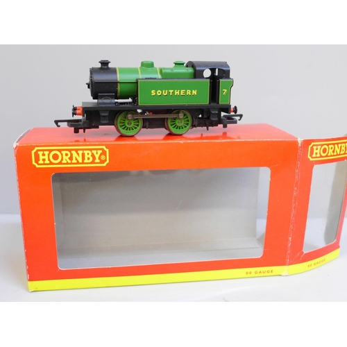 650 - A Hornby 0-4-0 Southern model locomotive, boxed