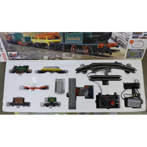 748 - An Eddie Stobart Hauler Hornby OO gauge train set, boxed