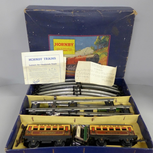 749 - A Hornby Meccano M1 Passenger Set, boxed