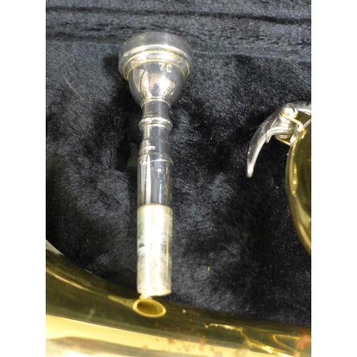 778 - A Riks trumpet, cased