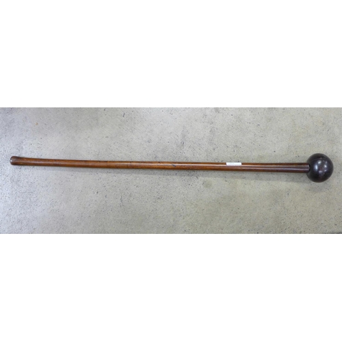 783 - An African knobkerrie, 84.5cm