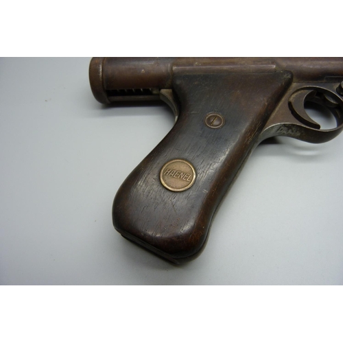 794 - A German Haenel .22 cal. target shooting pistol