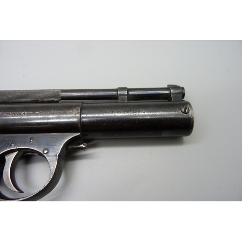 796 - The Webley 'Mark I' target shooting air pistol