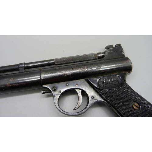 796 - The Webley 'Mark I' target shooting air pistol