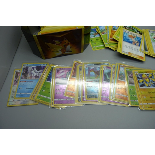 808 - 300 Common/uncommon/rare Pokemon cards and 30 reverse holo/holo cards