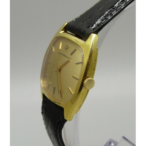 954 - A Girard-Perregaux wristwatch, 20 micron rolled gold case