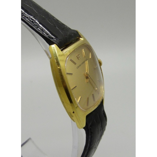 954 - A Girard-Perregaux wristwatch, 20 micron rolled gold case