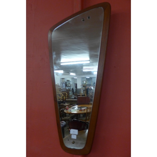 11 - A Danish teak framed mirror
