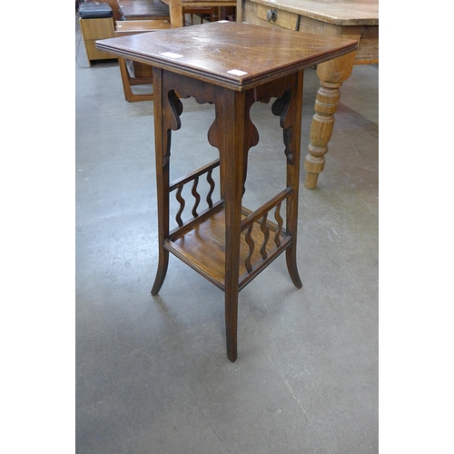 120 - An Arts and Crafts oak occasional table