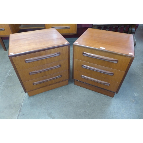 2 - A pair of G-Plan Fresco teak bedside chests