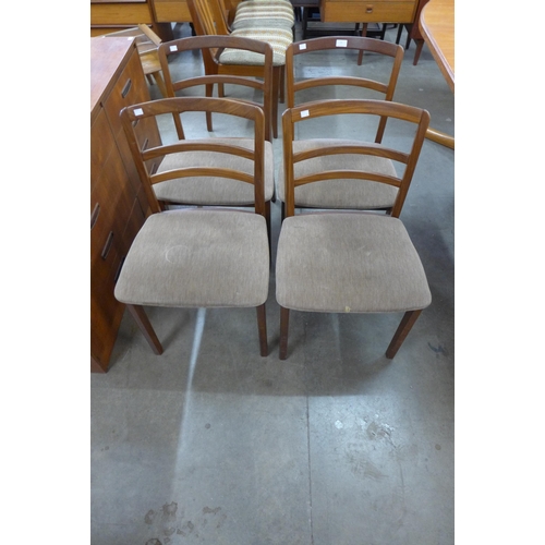 23 - A set of four G-Plan teak dining chairs